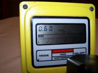 Victoreen 450-ion surveymeter /geiger counter
