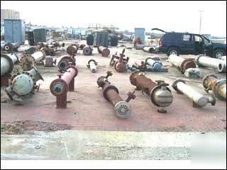 63 sq ft buxton mfg. heat exchanger, 100/100#-18762