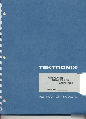 7A18N 7A18 instruction manual