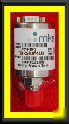 Mks 51A single-ended absolute vac switch 10 torr 