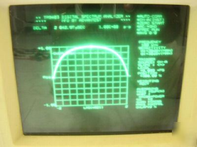 Advantest TR94O3 spectrum analyzer TR98201 signal gen.