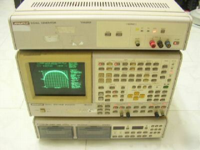 Advantest TR94O3 spectrum analyzer TR98201 signal gen.