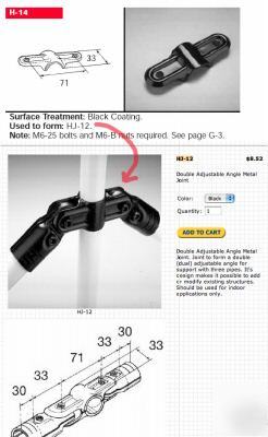 New 12 creform joint pieces (# H14) to fit 28MM od pipe