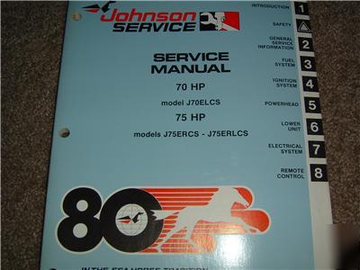 Johnson 1980 70 & 75 hp service manual