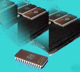 Eproms 74128 / 74C128 ceramic erased & clean set of 25 
