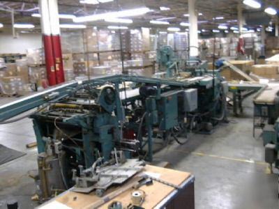 Rigid box making machinery/equipment- rebuilt box line