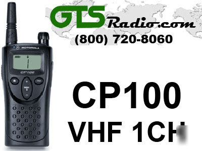 New motorola CP100 vhf 1 channel cp 100