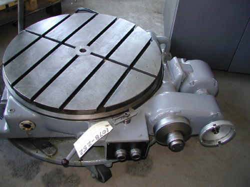 24 in pratt & whitney horiz. motorized rotary table