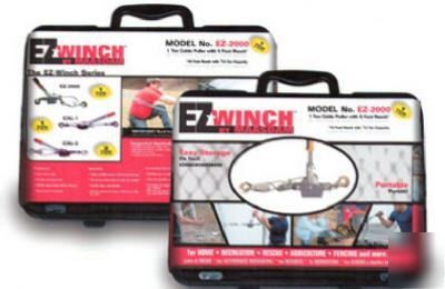 723237 1/2 to 1 ton capacity portable winch