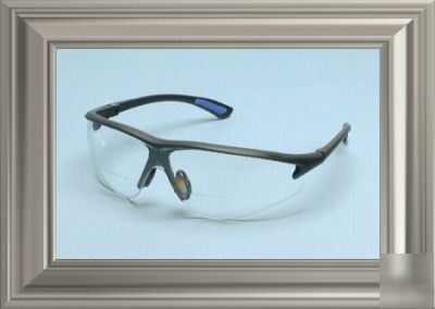 Elvex RX300 bifocal safety glasses, +1.5 diopter, 3 prs