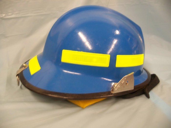 New morning pride lite force 5 fire helmet blue 