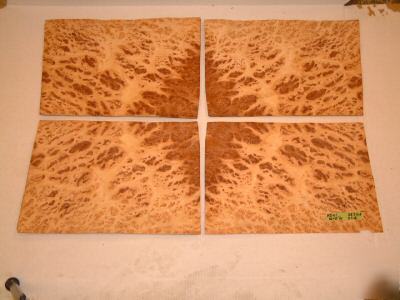 Redwood burl veneer 22 sheets 27SF rb-01