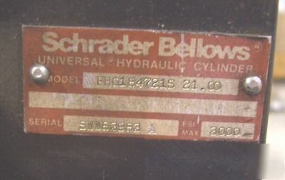 Schrader bellows cylinder 4 inch rod, 6 inch bore