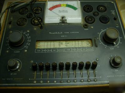 Heathkit tube checker model tc-2