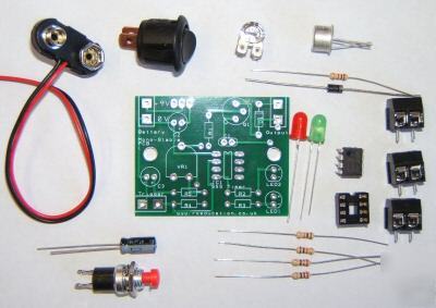 555 monostable timer complete project kit