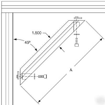 8020 aluminum 45 degree support 15 s 2556 n