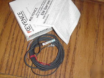 Keyence em (em-005) proximity sensor + cable amplifier 