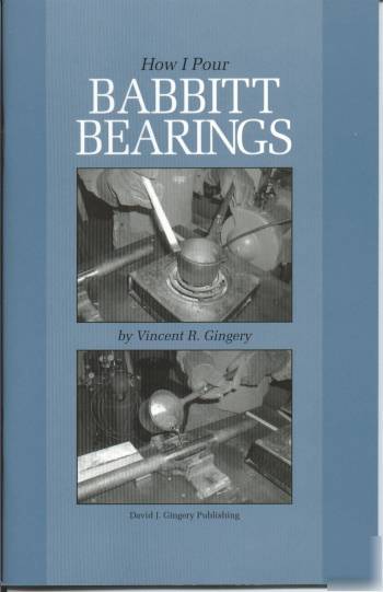 Make & pour babbitt bearings old machine shop