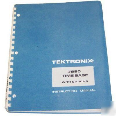 Tek 7B80 time base w/ options instruction manual