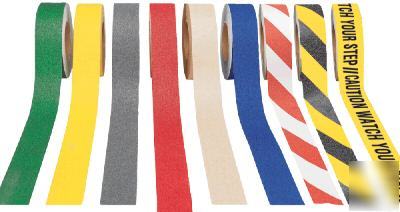 Yellow & black hazard stripe anti-slip (6