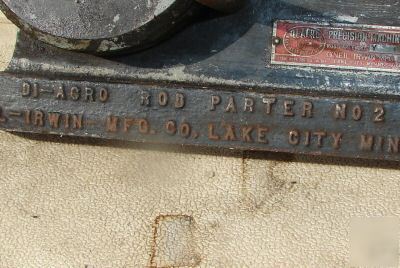 Diacro di-acro no 2 rod parter cutter shear machine 