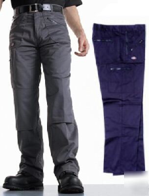 Dickies navy work workwear knee pad trousers - W38 L31