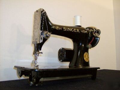 Industrial strength singer sewing machine for leather