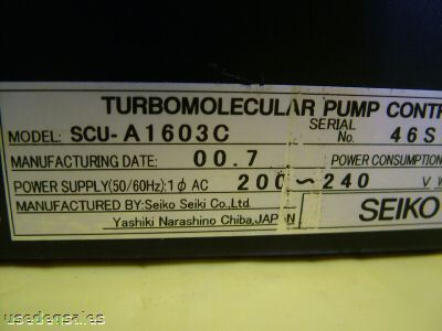 Seiko seiki turbopump controller stp-A1603C