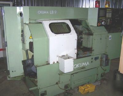 Okuma LB9 cnc lathe w/sub-spindle