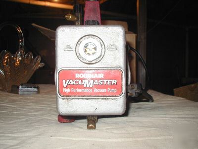 Robinair vacumaster vacuum pump