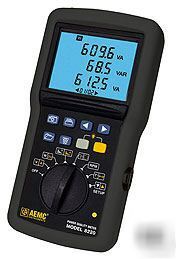 Aemc 8220 w/ 193-24 single-phase power quality analyzer