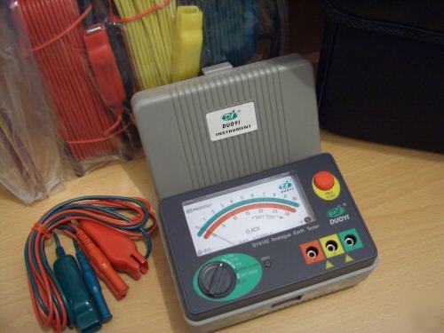 Earth / ground loop resistance, voltage tester / meter