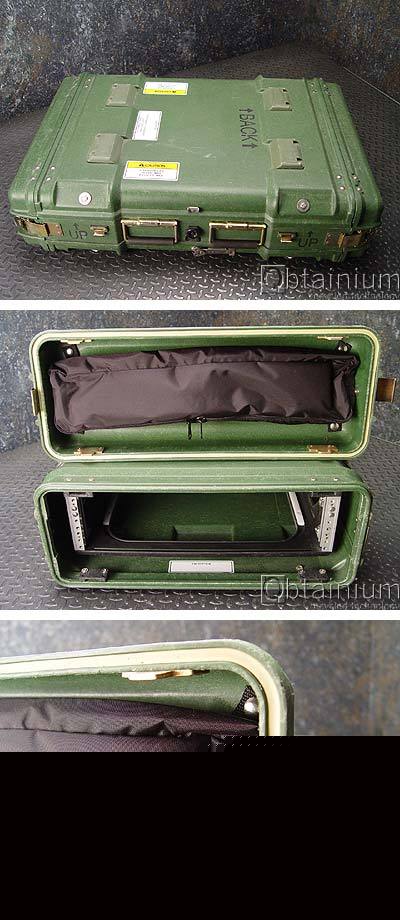Ecs mil-spec 3RU rack shock mount flight road case