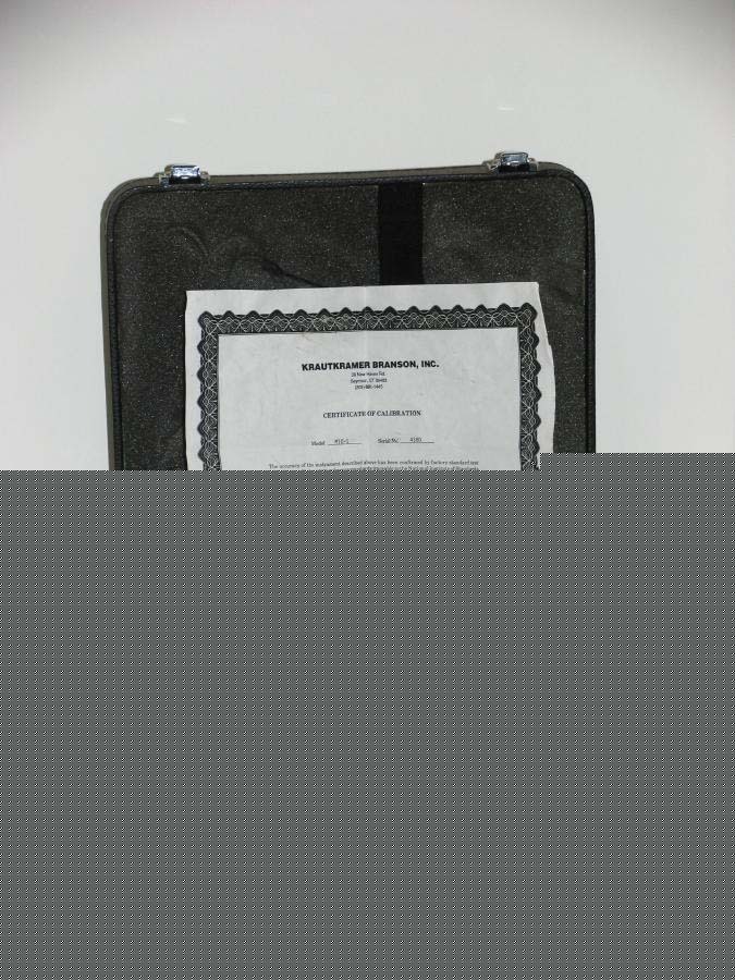 Krautkramer branson portable hardness tester