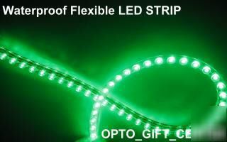 2PC green 48CM pvc neon light strip 48 ledbulb 12V use