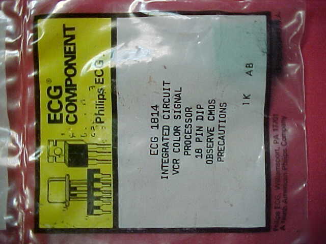 ECG1814 ic-vcr color processor *