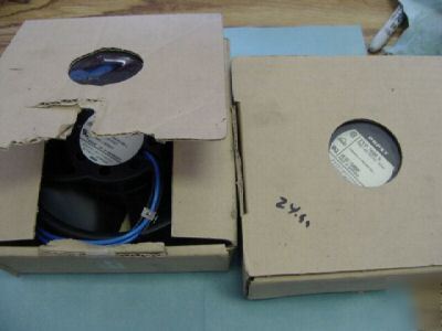 Lot of papst type 7600S fan assemblies, qty. 2 <