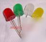 25X each of red/gree/yellow/ white 10MM diffused led