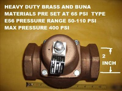 Cash acme pressure regulator 2 inch e-56 air water 