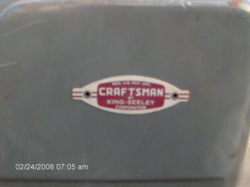 Craftsman by king seeley band saw mounted on table