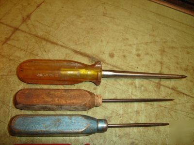 Machinist tools , antique picks , ice picks , etc.