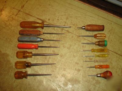 Machinist tools , antique picks , ice picks , etc.