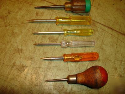 Machinist tools , antique picks , ice picks , etc.