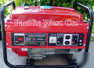 New 3000 watt gasoline generator 30 amp 120/240 v 6.5HP