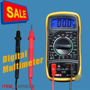 New digital multimeter voltmeter ammeter ohmmeter lcd 