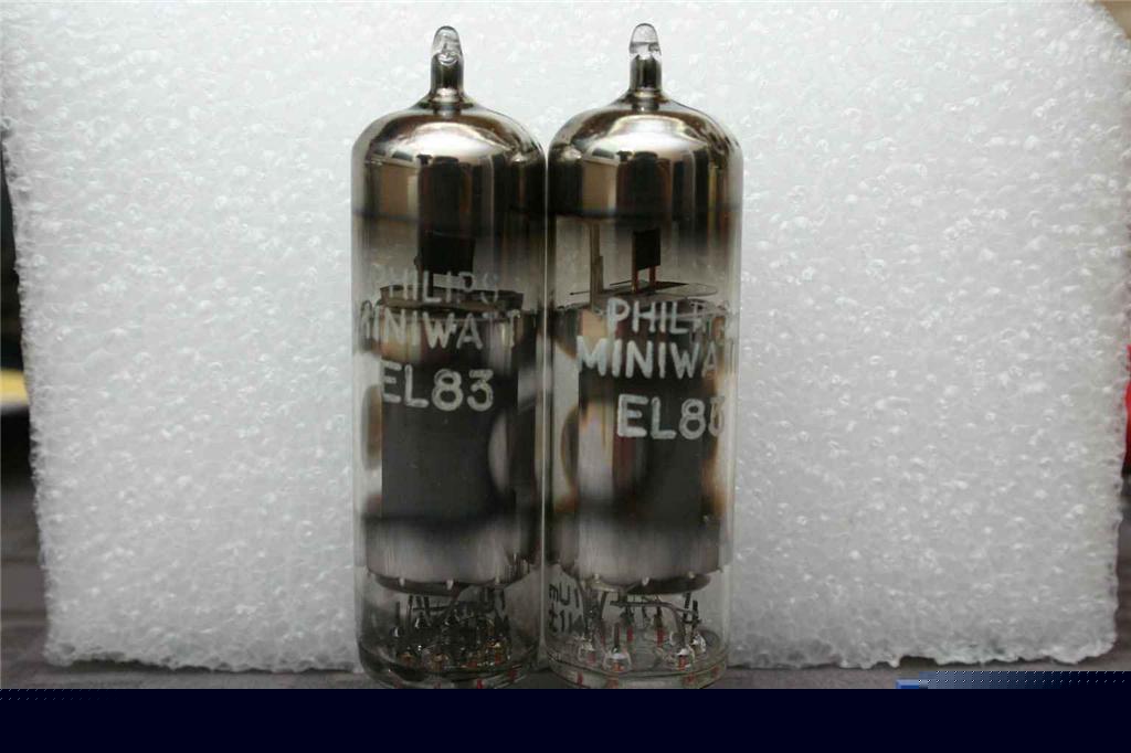 Philips miniwatt EL83 - 6CK6 - matched pair - tested