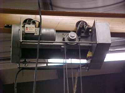 Spanco 5 ton a-series gantry with 5 ton detroit hoist