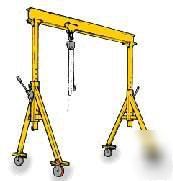 Spanco 5 ton a-series gantry with 5 ton detroit hoist