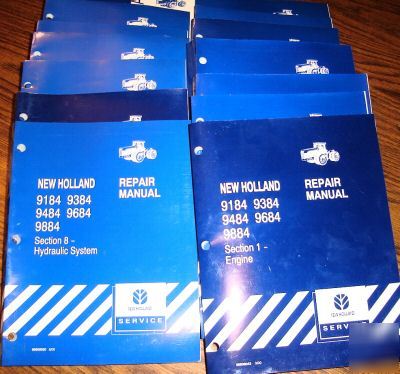 New holland 9184 thru 9684 tractor repair manual nh 