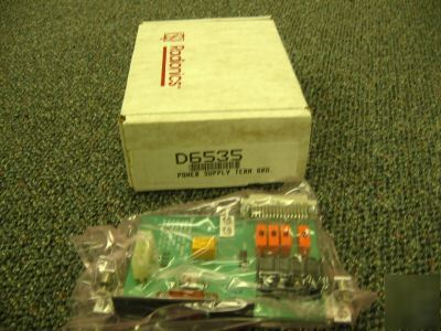 Radionics D6535 power supply term board for D6500
